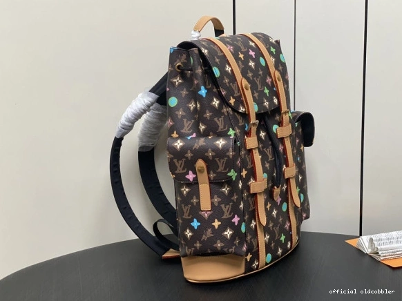 Official oldcobbler CHRISTOPHER LOUIS VUITTON Backpack-41*48*13CM 0712